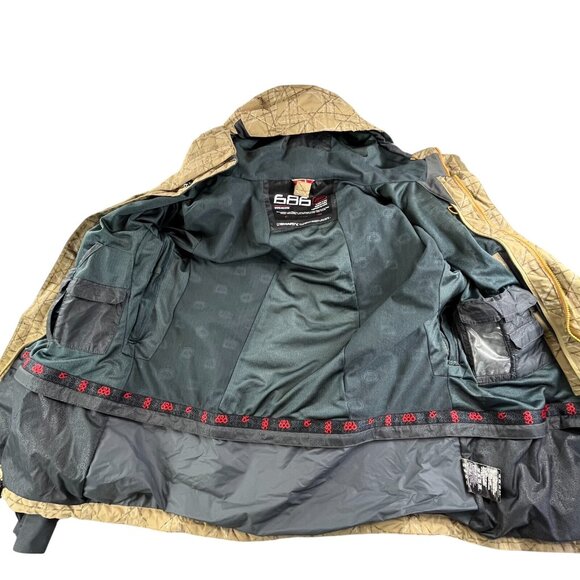 686 Smarty 3-in-1 Ski Snowboard Jacket Men's L Khaki Desert Camo Hooded Zip Up - Picture 3 of 12